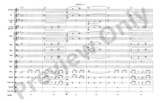 The Batman Theme (from Batman) – Marching Band Conductor Score & Parts (Digital Download)