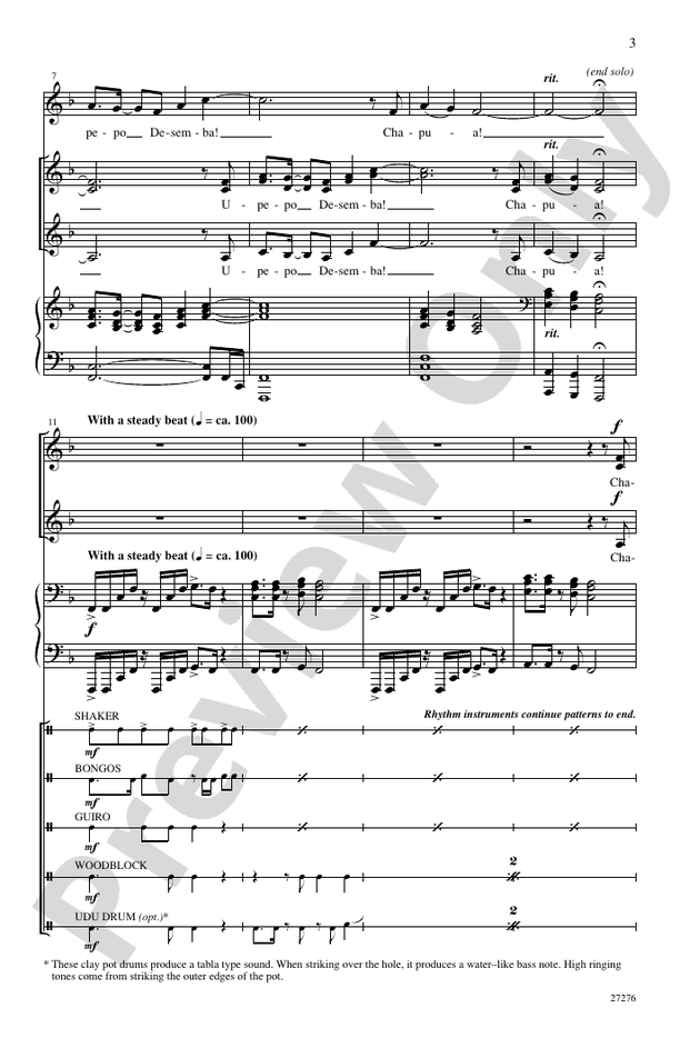 Chapua Kali Desemba (Chasing the Wild Winds of December - Swahili) – SSA Choral Octavo (Digital Download)