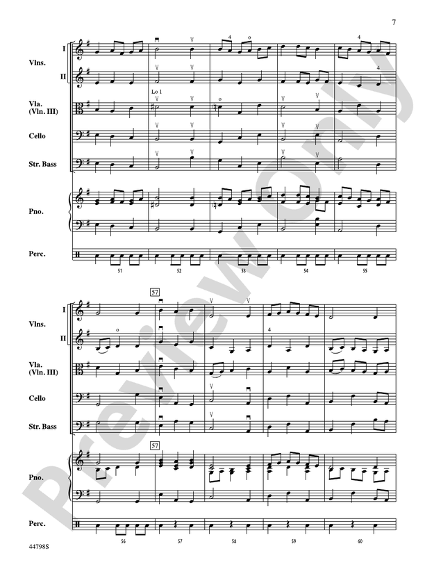 French Dance - String Orchestra Conductor Score & Parts (Digital Download)