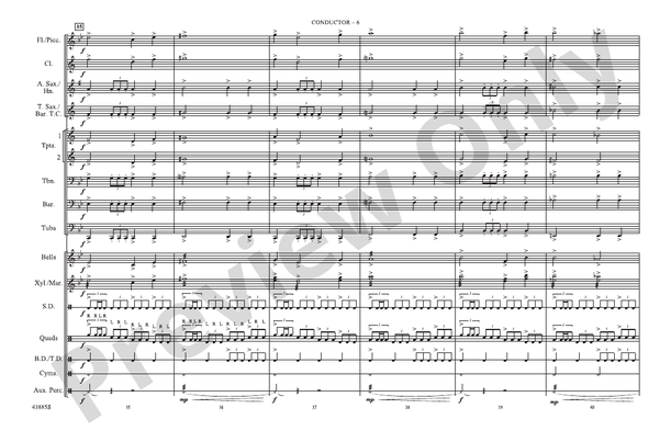 Godzilla, Part 3 – Marching Band Conductor Score & Parts (Digital Download)