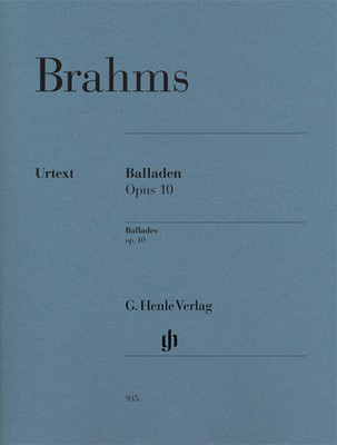 Brahms - Ballades Op10 - Piano Solo Henle HN935