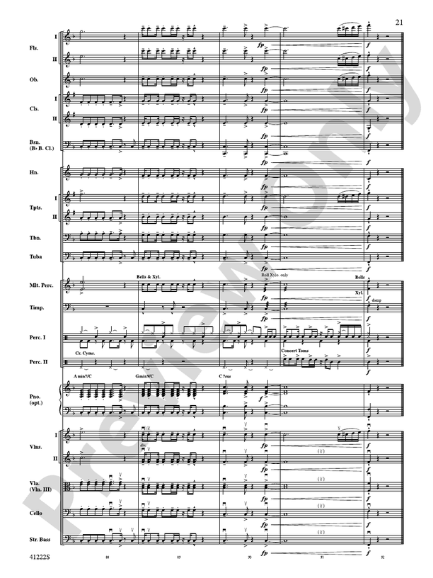Treasure - Full Orchestra Conductor Score & Parts (Digital Download)