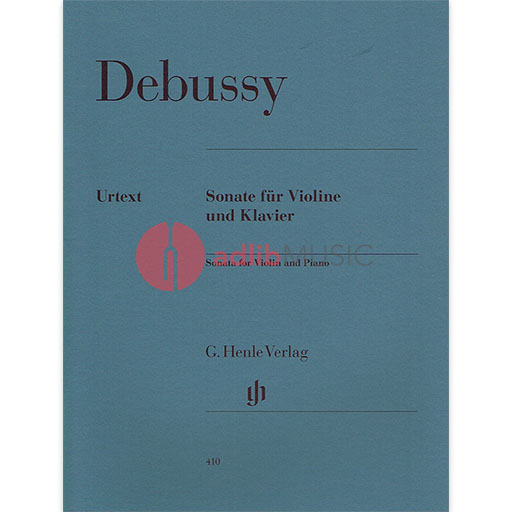 Debussy - Sonata in Gmin - Violin/Piano Accompaniment Henle HN410