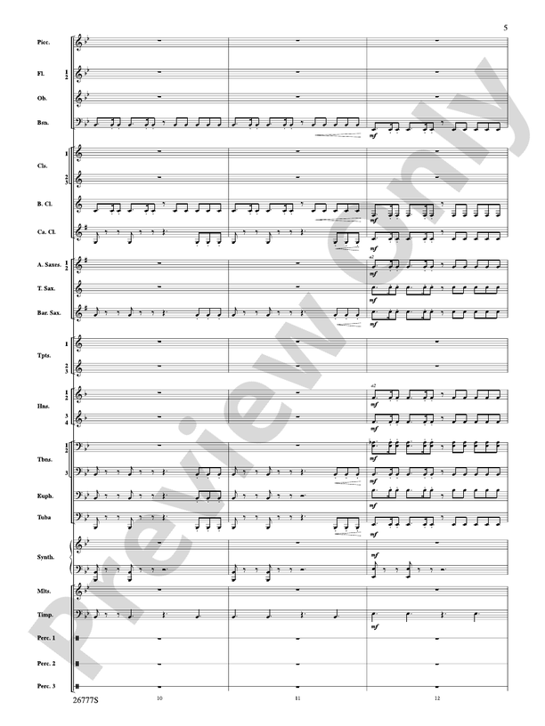 Soaring with John Williams - Concert Band Conductor Score & Parts (Digital Download)