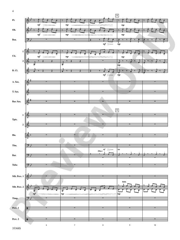 The Legend of Asturias - Concert Band Conductor Score & Parts (Digital Download)