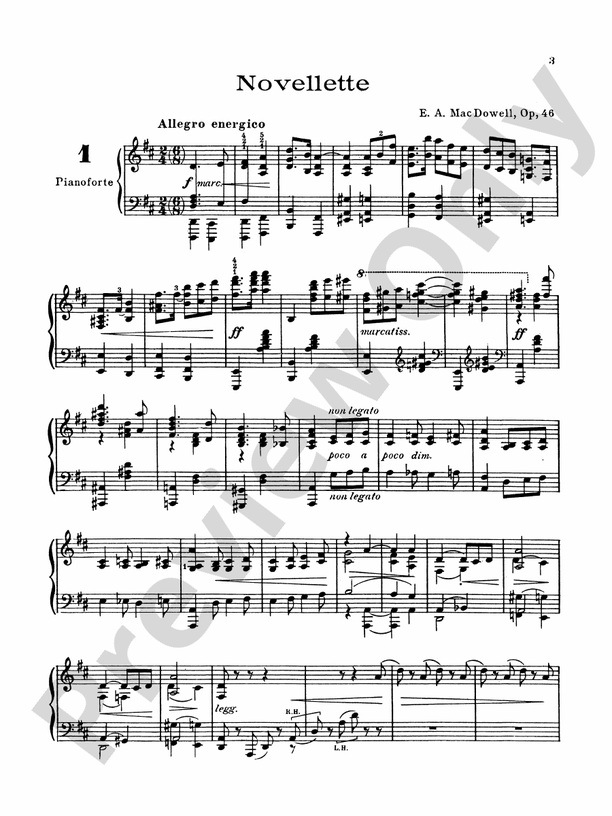 MacDowell - Twelve Virtuoso Studies, Op. 46 - Piano Solo (Digital Download)