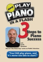 Play Piano in a Flash! - 3 Steps to Piano Success - Piano Houston Enterprises DVD