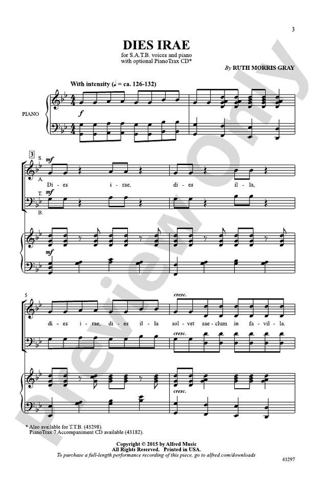 Dies Irae – SATB Choral Octavo (Digital Download)