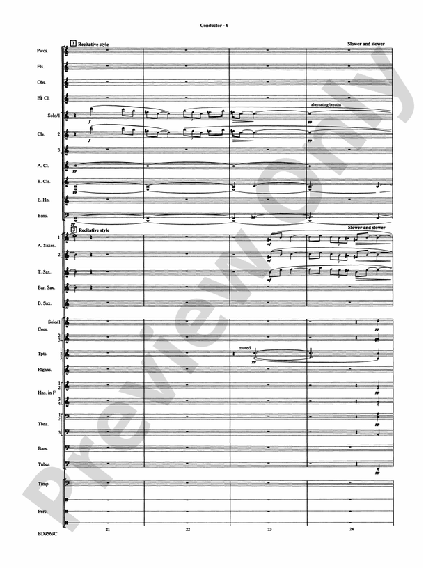 Jericho - Concert Band Conductor Score & Parts (Digital Download)