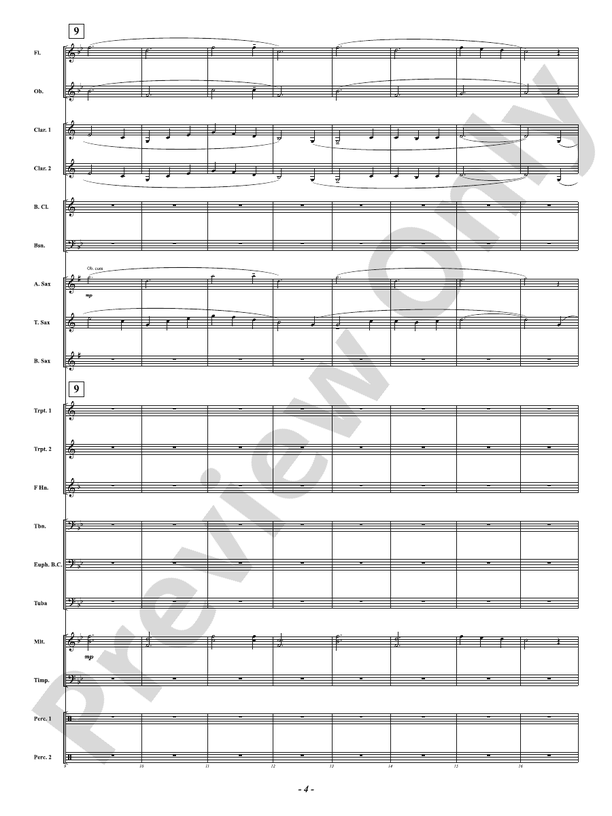 Catalan Serenade - Concert Band Conductor Score & Parts (Digital Download)