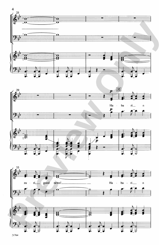 Habari Nzuri (Good News-Swahili) – 3-Part Choral Octavo (Digital Download)