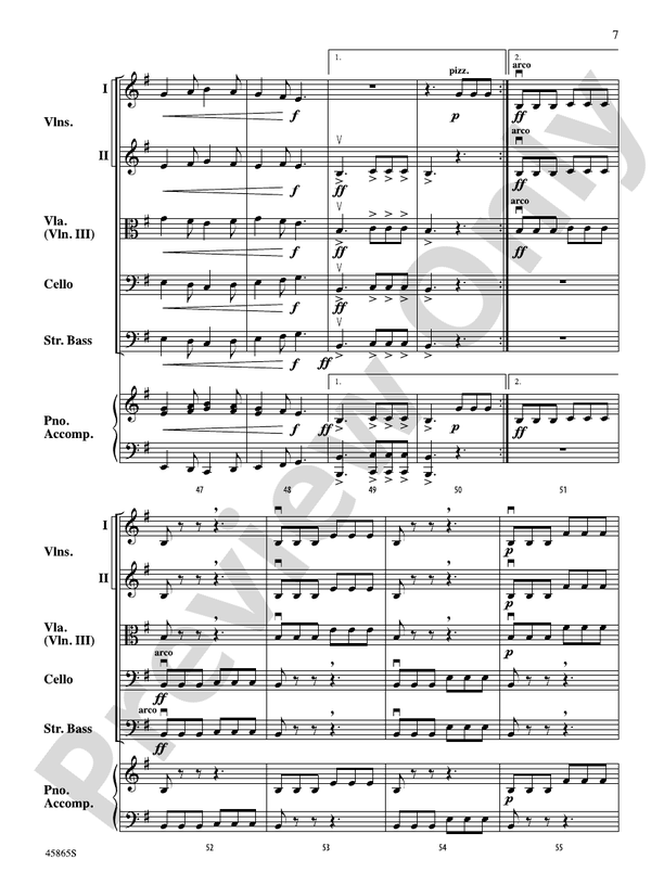 Pieces of Eight - String Orchestra Conductor Score & Parts (Digital Download)
