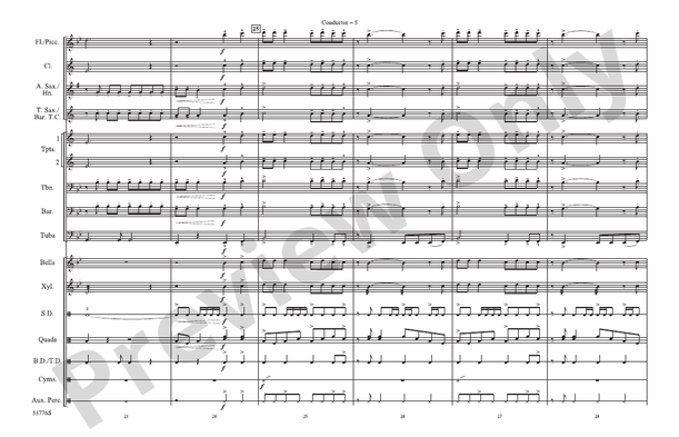 21st Century Breakdown – Marching Band Conductor Score & Parts (Digital Download)