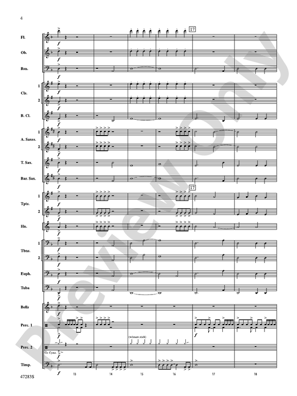 Red Giant - Concert Band Conductor Score & Parts (Digital Download)
