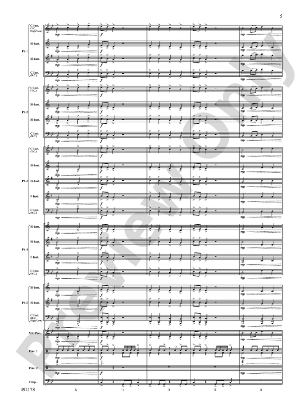 Dark Adventure (Flexible Arrangement) - Concert Band Conductor Score & Parts (Digital Download)