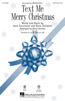 Text Me Merry Christmas - Adam Schlesinger|David Javerbaum - Roger Emerson Hal Leonard ShowTrax CD CD