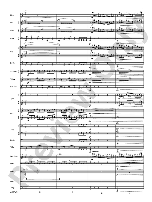 Red Rock Mountain - Concert Band Conductor Score & Parts (Digital Download)