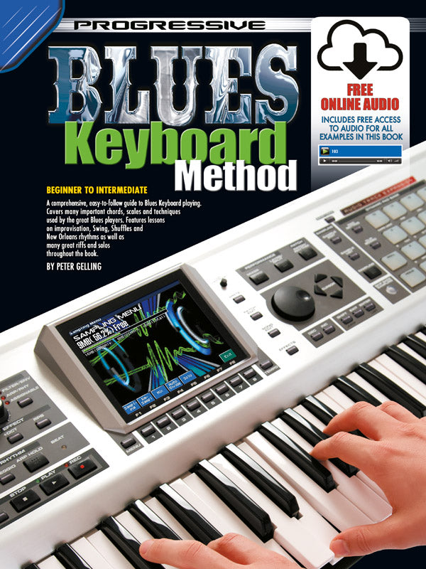 Progressive Blues Keyboard Method Bk/CD