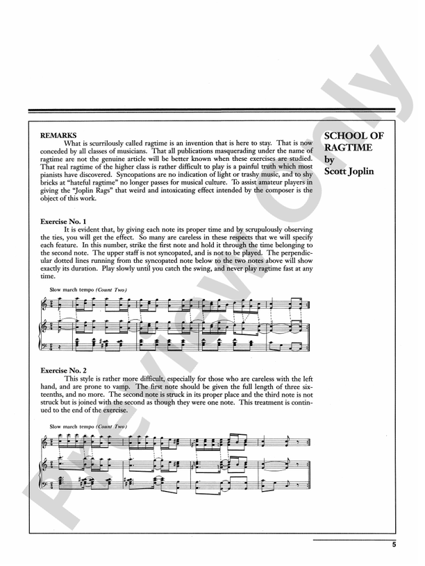 Scott Joplin at the Piano - Piano (Digital Download)