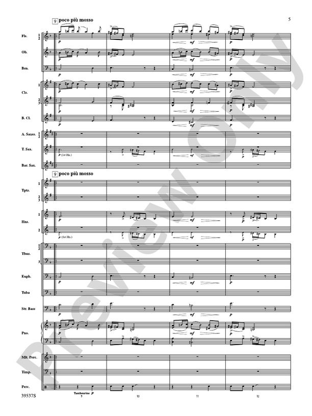 Sarabande & Gavotte (from the Holberg Suite, Op. 40) - Concert Band Conductor Score & Parts (Digital Download)