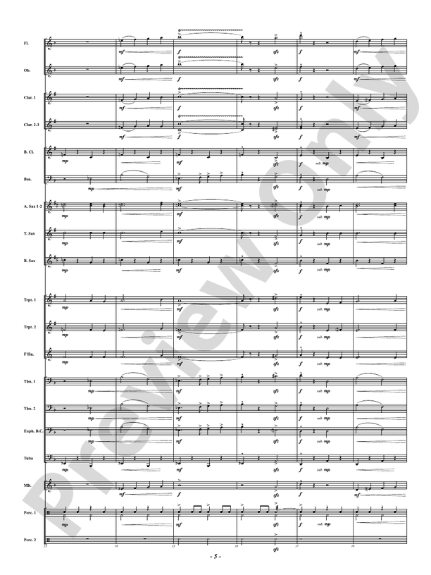 Hawthorn Hill - (Concert March) - Concert Band Conductor Score & Parts (Digital Download)