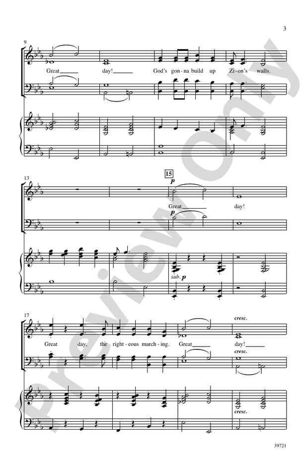 Great Day! – SATB Choral Octavo (Digital Download)