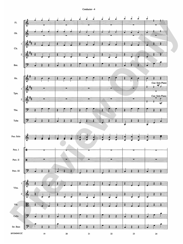 Chopstix Variations (with Opt. Piano Solo) – Ful Orchestra Conductor Score & Parts (Digital Download)