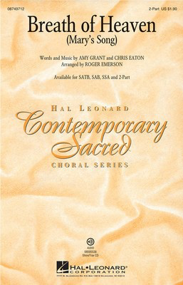 Breath of Heaven - (Mary's Song) - Amy Grant|Chris Eaton - 2-Part Roger Emerson Hal Leonard Octavo