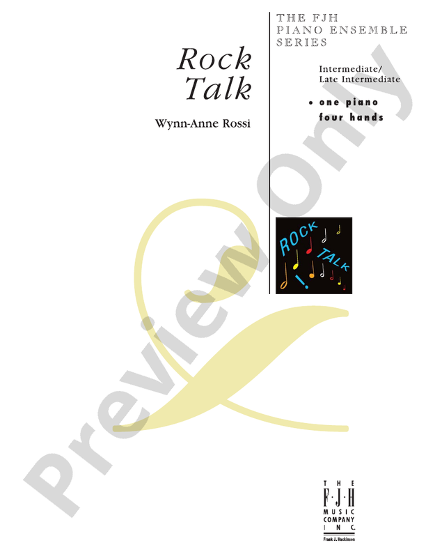 Rock Talk - Piano (Digital Download)