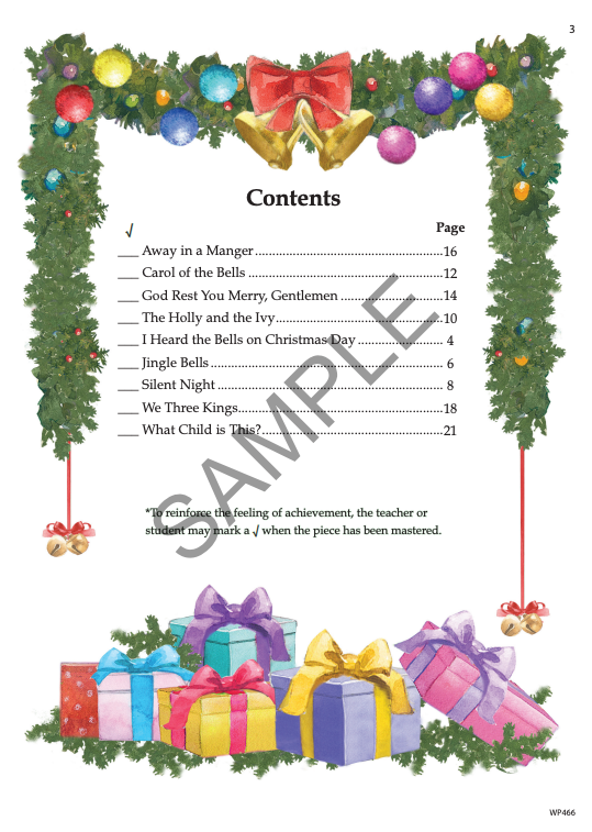 Bastien New Traditions: Christmas Classics Level 3 - Piano - Kjos