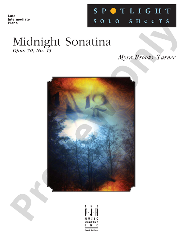 Midnight Sonatina, Op. 70, No. 15 - Piano (Digital Download)