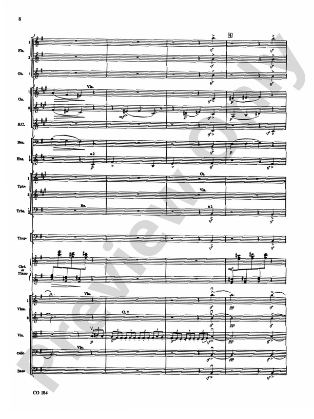 Nutcracker Ballet, Set I ("Dance of the Sugar Plum Fairy" and "Waltz of the Flowers") – Full Orchestra Conductor Score & Parts (Digital Download)