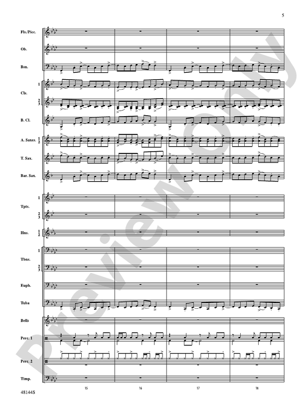 Dances of a Shimmering Spirit - Concert Band Conductor Score & Parts (Digital Download)