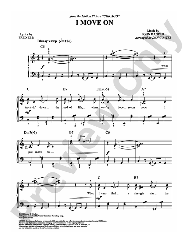 I Move On - Arr. Dan Coates - Easy Piano (Digital Download)