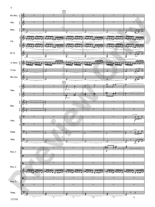 Heartland Sketches - Concert Band Conductor Score & Parts (Digital Download)