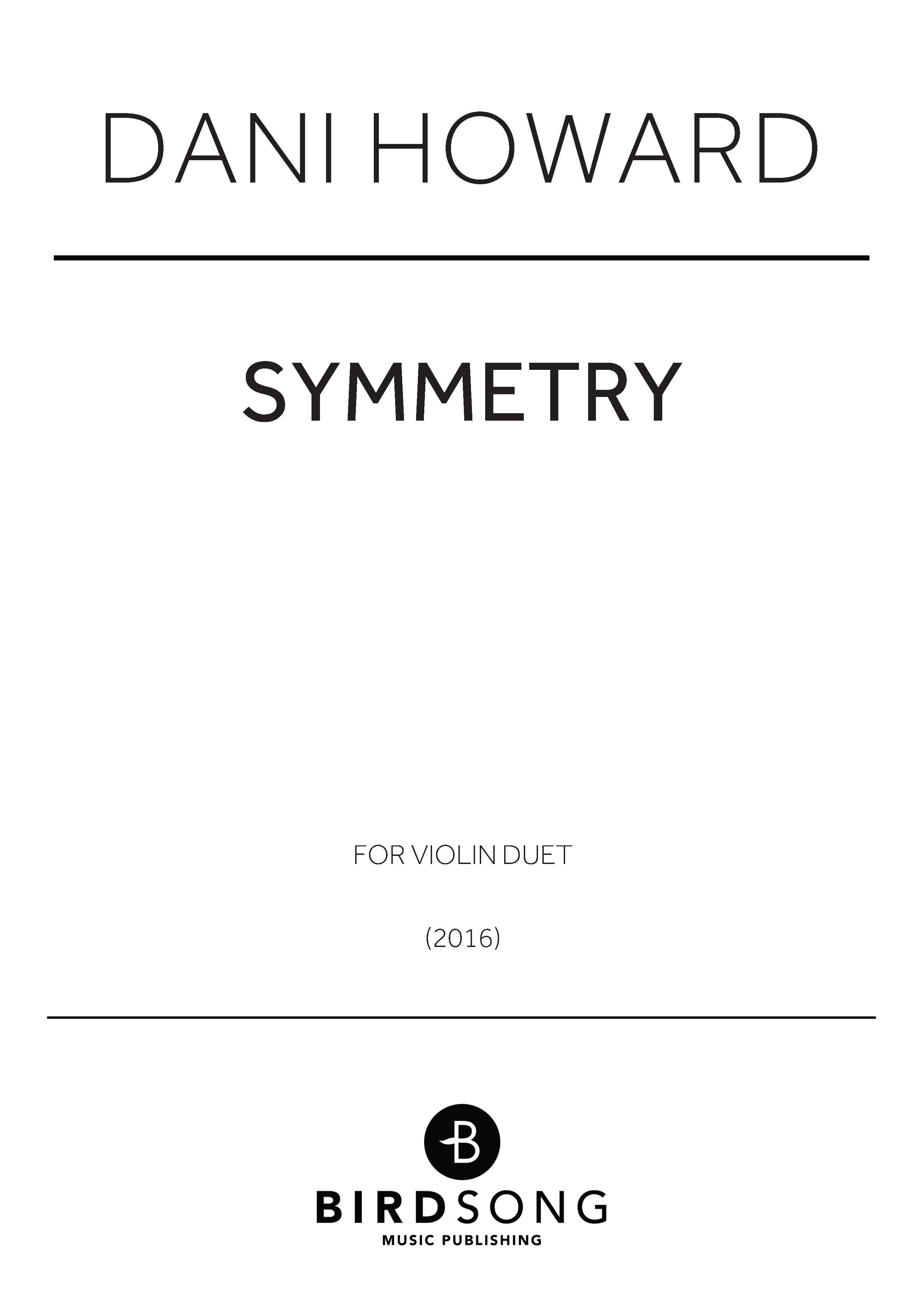 Symmetry - Violin Duet (Digital Download)