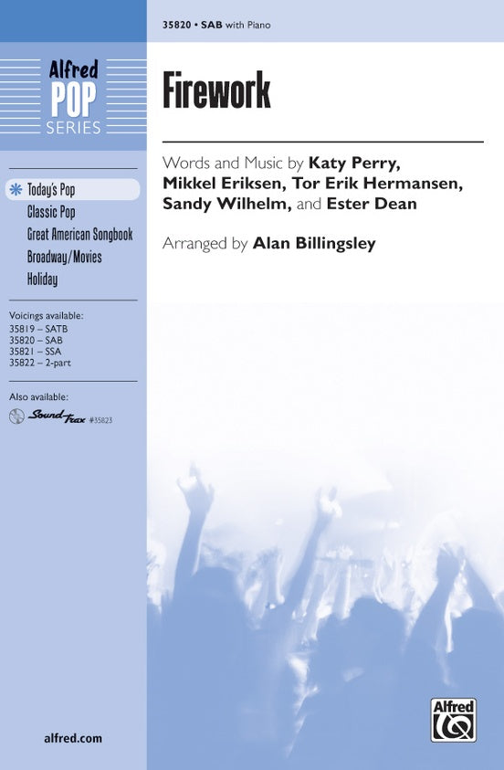 Firework – SAB Choral Octavo (Digital Download)
