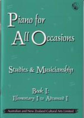 Studies and Musicianship Bk 1 - Primary 1 to Advanced 1 - Piano ANZCA