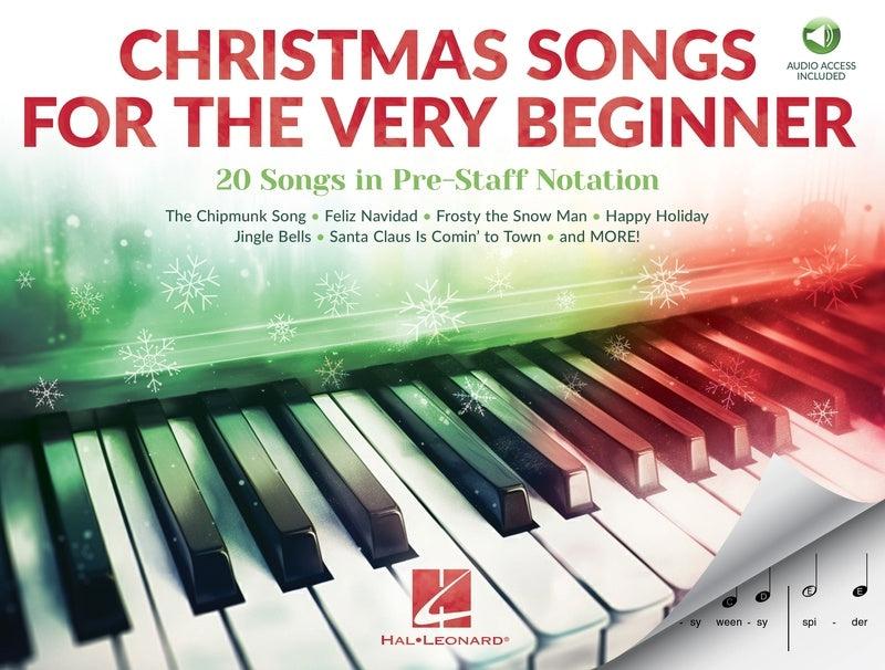 Christmas Songs for the Very Beginner - Piano/OLA Hal Leonard 1465615