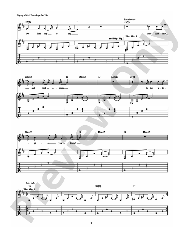 Blind Faith - Guitar TAB (Digital Download)