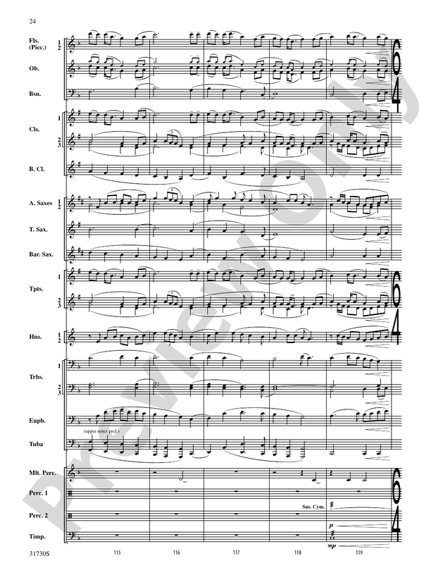 They Shall Run and Be Free - Concert Band Conductor Score & Parts (Digital Download)