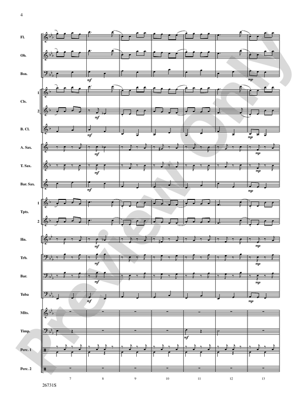 Christmastime in Russia - Concert Band Conductor Score & Parts (Digital Download)