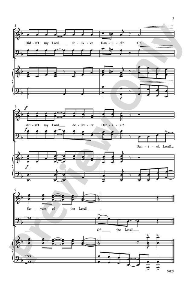 Didn't My Lord / Dies Irae - SATB Choral Octavo (Digital Download)