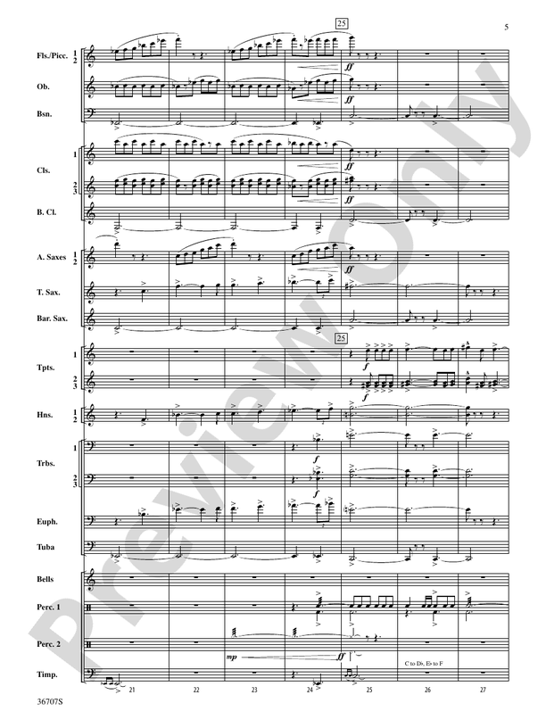 Rhapsodic Celebration - Concert Band Conductor Score & Parts (Digital Download)