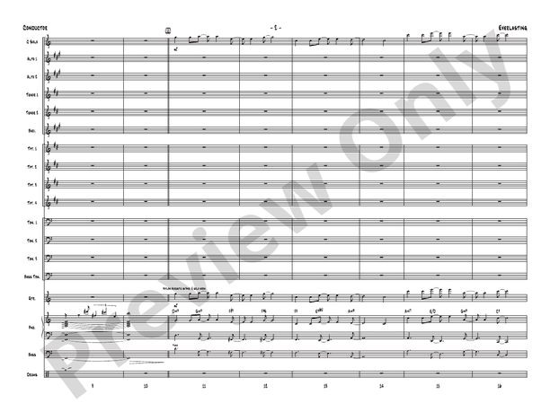 Everlasting – Jazz Ensemble Conductor Score & Parts (Digital Download)