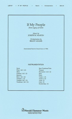 If My People (from Legacy of Faith) - Joseph M. Martin - Shawnee Press Score/Parts