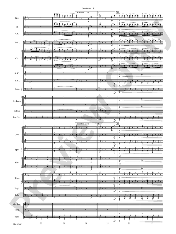 Fiddle-Faddle (Grade 3.5) - Concert Band Conductor Score & Parts (Digital Download)