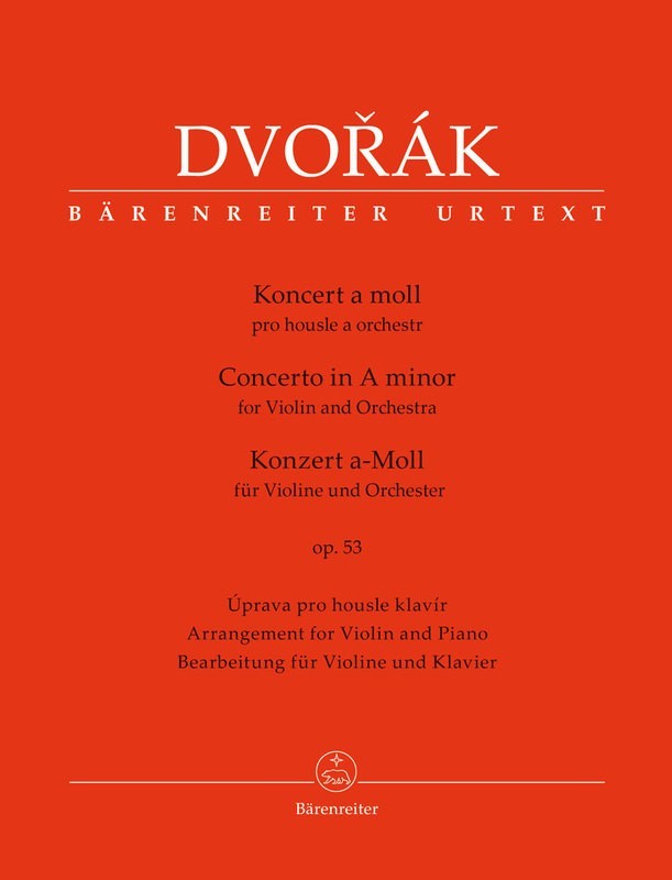 Violin Concerto in A Minor Op 53 Violin/Piano