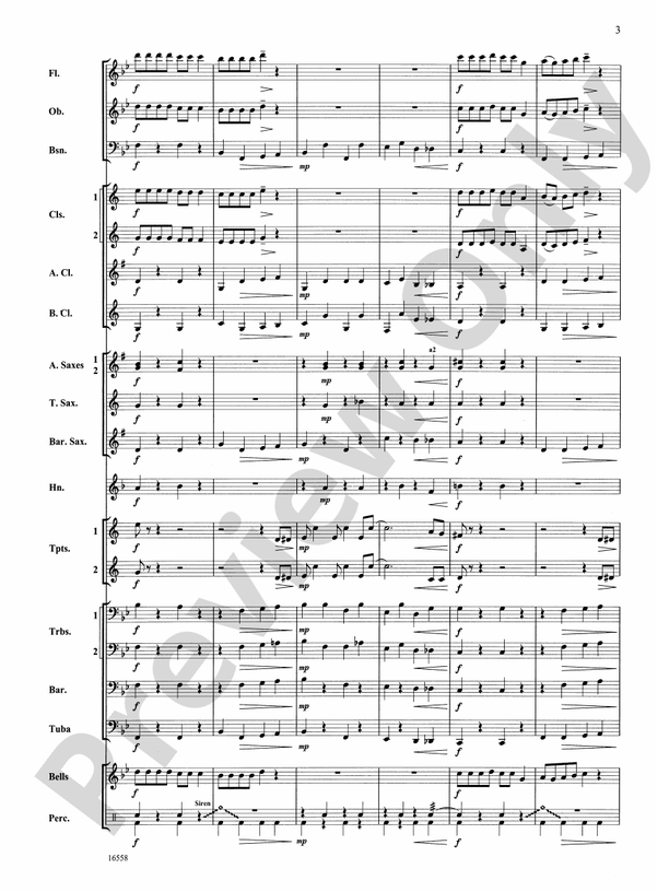 Reindeer Rag - Concert Band Conductor Score & Parts (Digital Download)