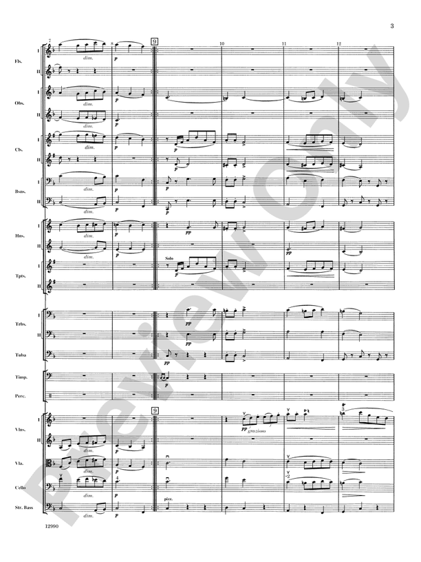 Slavonic Dance No. 4 (Op. 46) – Full Orchestra Conductor Score & Parts (Digital Download)